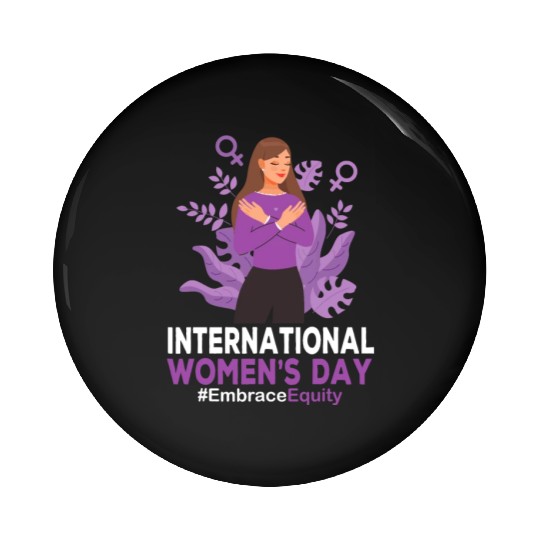 International Women's Day 2023 8 March IWD Embrace Pin Buttons