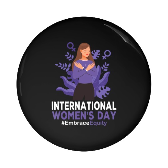 International Women's Day 2023 8 March IWD Embrace Pin Buttons