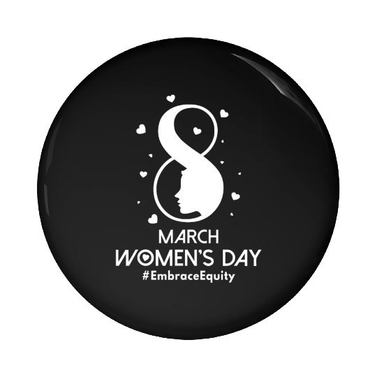 International Women's Day 2023 8 March IWD Embrace Pin Buttons