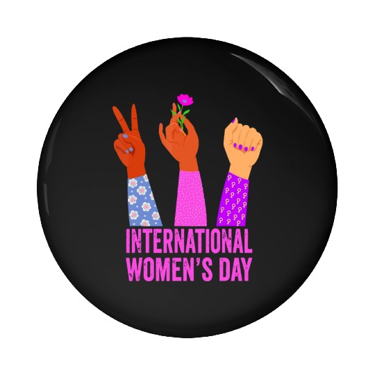 International Women's Day 2023 - Womens Embrace Eq Pin Buttons