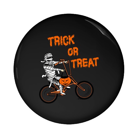 Trick Or Treat Mummy Pin Buttons