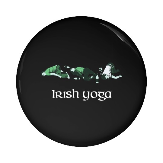 Irish Yoga Pin Buttons