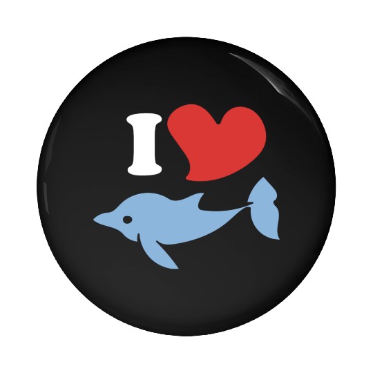 I love dolphins 1 Pin Buttons