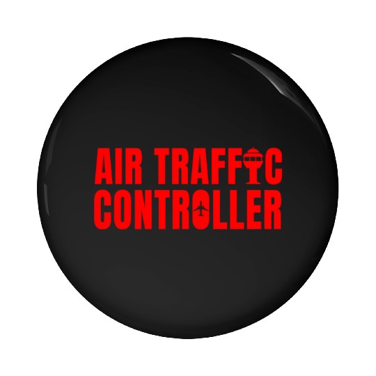 Great Air Traffic Controller Aviation Flight Pin Buttons