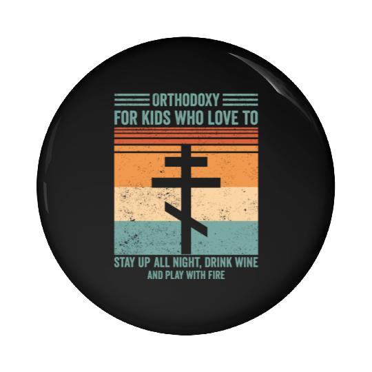 Orthodoxy Orthodox Pin Buttons