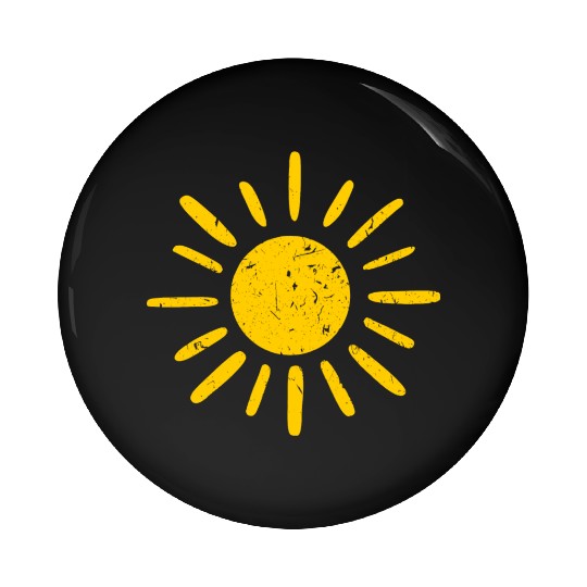 Sun Sunshine Summer Sunny Grunge Pin Buttons