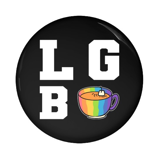 Lgb-Tea Gay Or Lesbian Pin Buttons