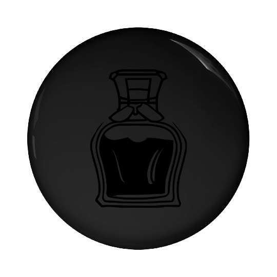 Liquor Bottle Single Color Vector Pin Buttons