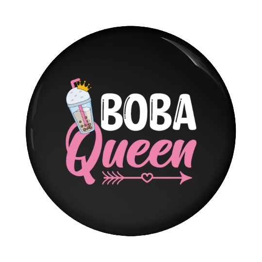 Boba Queen Bubble Tea Lover Boba Tea Drinker Pin Buttons