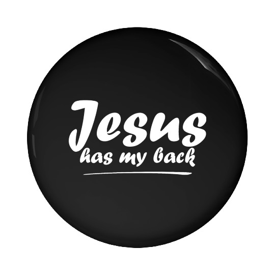 Jesus Has My Back Pin Buttons