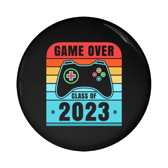Senior 2023 Game Over Class of 2023 Seniors Pin Buttons