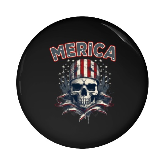 USA Independence Day 4th of July Labor Day Pin Buttons
