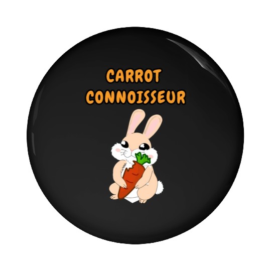 Carrot connoisseur Pin Buttons