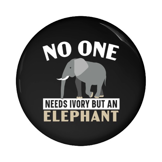 Elephant Lover Wildlife Animal Zoo Zookeeper Pin Buttons