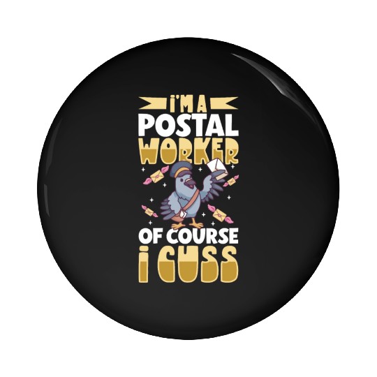 Postal Worker Mail Lady Mail Carrier Postal Pin Buttons