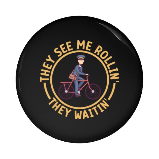 Postal Worker Mail Lady Mail Carrier Postal Pin Buttons