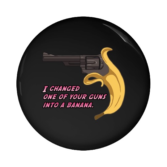Jojo Banana Gun Pin Buttons