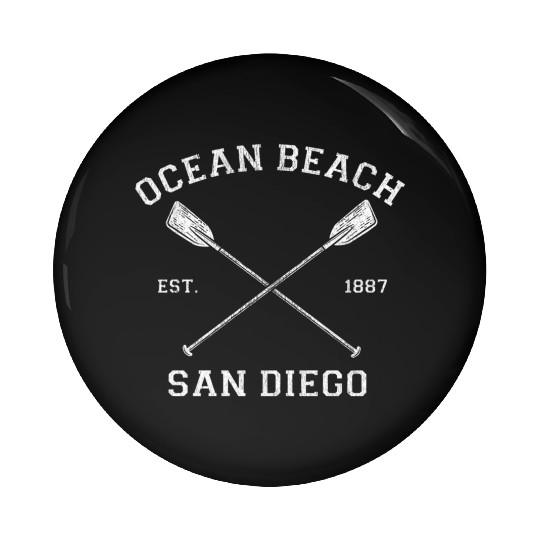 Vintage Ocean Beach San Diego Vacation Pin Buttons
