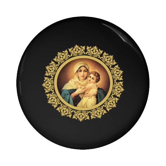 Our Lady Mother Catholic Pin Buttons