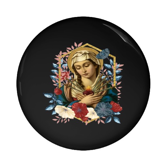Our Lady of Sorrows Pin Buttons