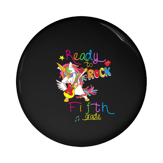 Ready to rock Fifth grade Back to school Pin Buttons