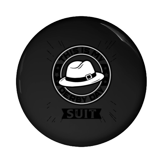 This Is My Derby Day Suit Horse Hat Kentucky 2023 Pin Buttons
