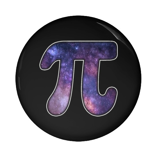 Galaxy Pi Math Science Astronomy Geek 3 14 Pi Day Pin Buttons