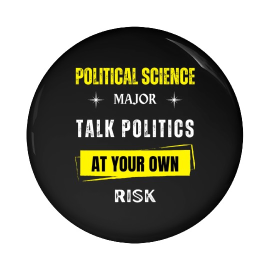 Political Science Major Pin Buttons