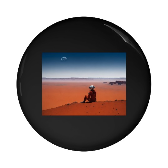 Life on the Edge: The Beauty and Fragility of Mars Pin Buttons