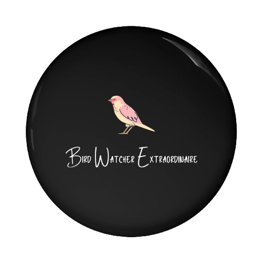 Bird Watcher Pin Buttons