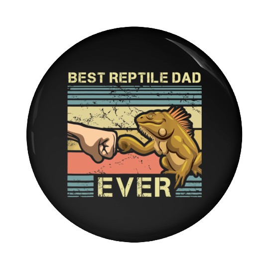 Best Reptile Dad Ever Pin Buttons
