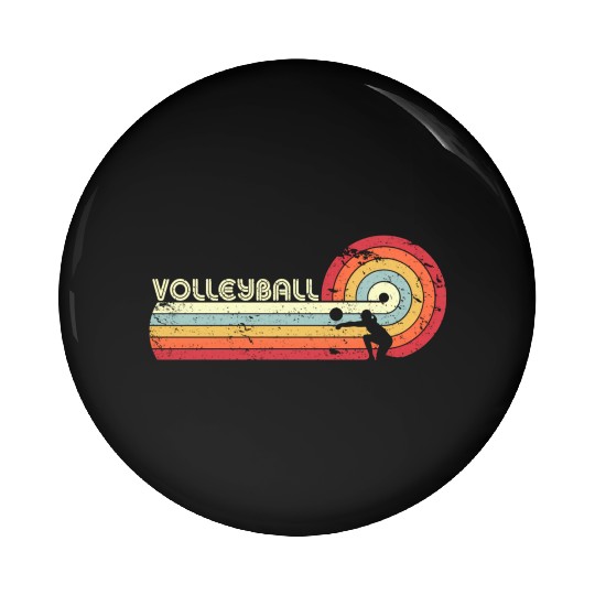 Volleyball Pin Buttons