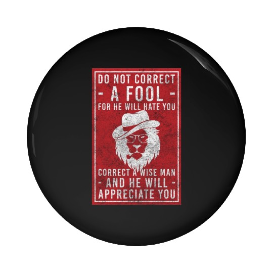 Lion Head Africa Wilderness Pride Pin Buttons