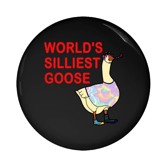 World's Silliest Goose Pin Buttons