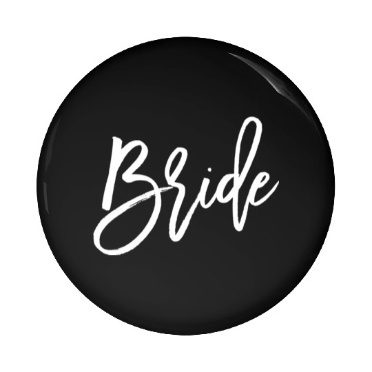 Bride For Bachelorette Party Grey Pin Buttons