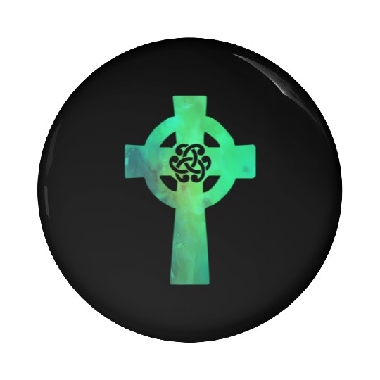 Irish Celtic Cross Knot St Patrick'S Day Christian Pin Buttons