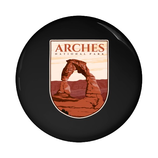 Arches national park Pin Buttons