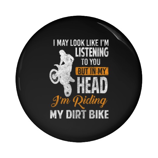 Dirt Bike Dirt Pin Buttons