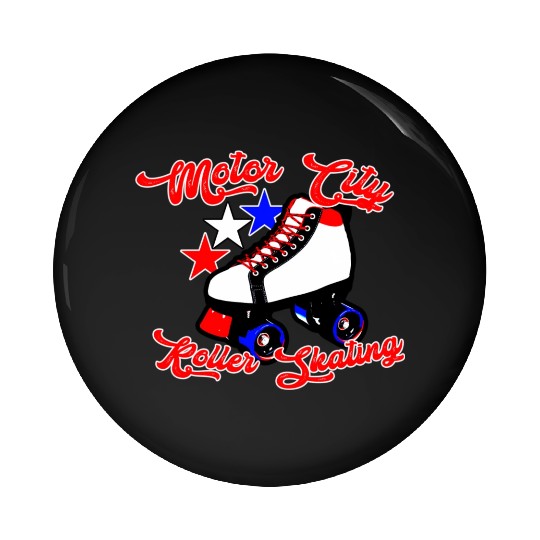 Motor City Roller Skating Warren Mi Pin Buttons
