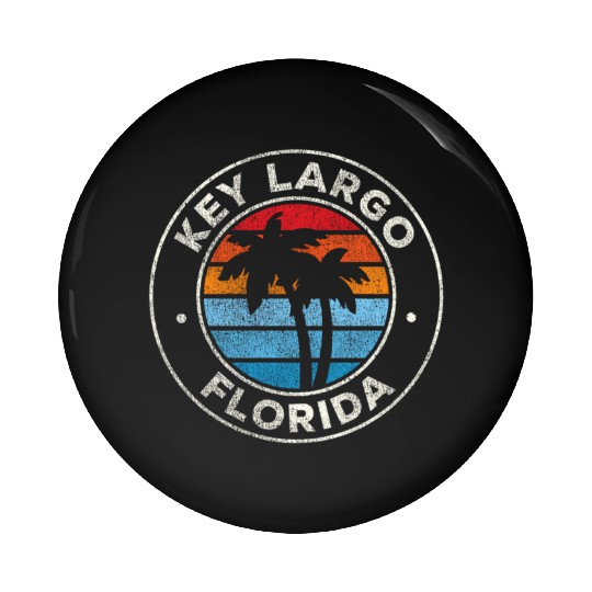 Key Largo Florida Fl 70S Pin Buttons