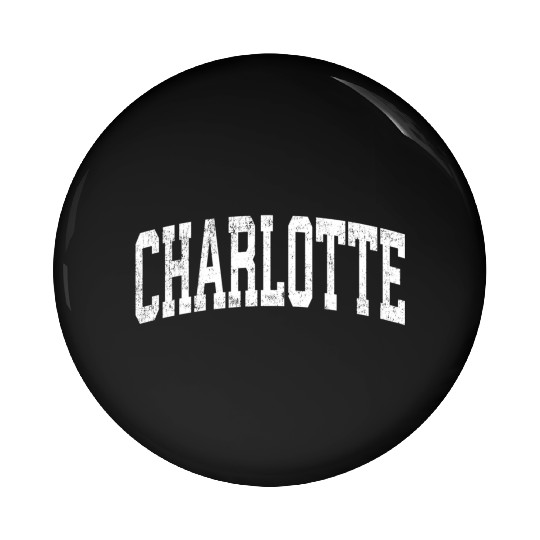 Charlotte North Carolina Nc Athletic Sports Pin Buttons