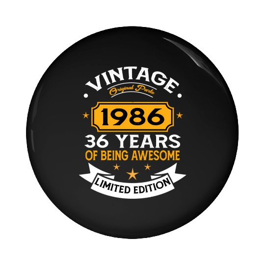 36Th 1986 For And 36 Pin Buttons