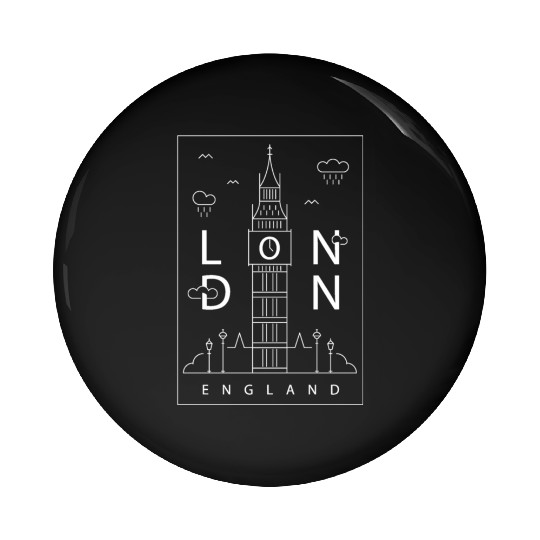 London England Uk Skyline United Kingdom London Pin Buttons
