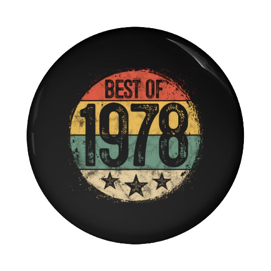 Circular Best Of 1978 44 44Th Pin Buttons