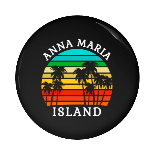 Anna Maria Island Florida Family Vacation Pin Buttons