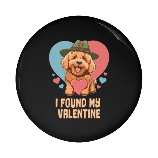Funny Goldendoodle Dog Dad Doodle Mom Cute Dog Pin Buttons