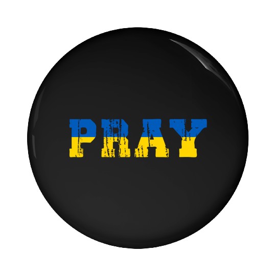 Ukraine Pride Pray Style Retro-Feel Ukrainian Colo Pin Buttons