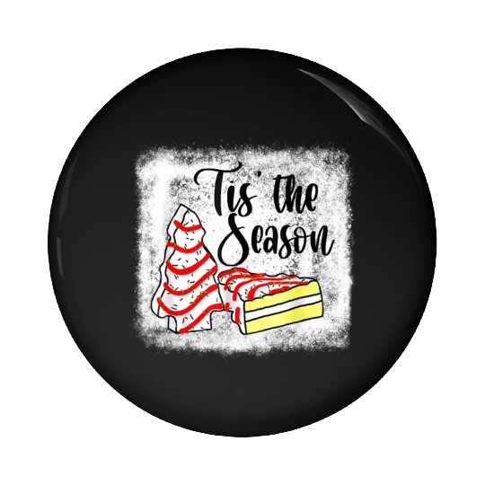Little Tis' The Season Tree Cakes Debbie Becky Jen Pin Buttons