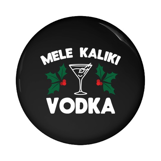 Mele Kaliki Vodka Kalikimaka Pin Buttons