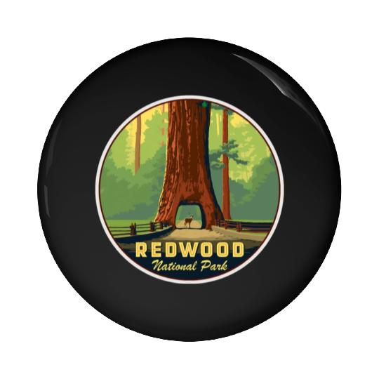 Redwood National Park Pin Buttons